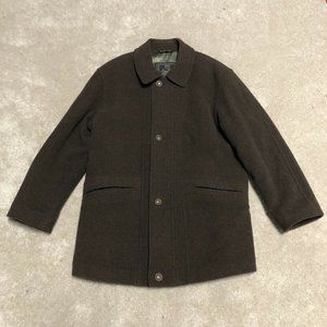 Mario Valente Cashmere Wool Brown Men's Coat 38